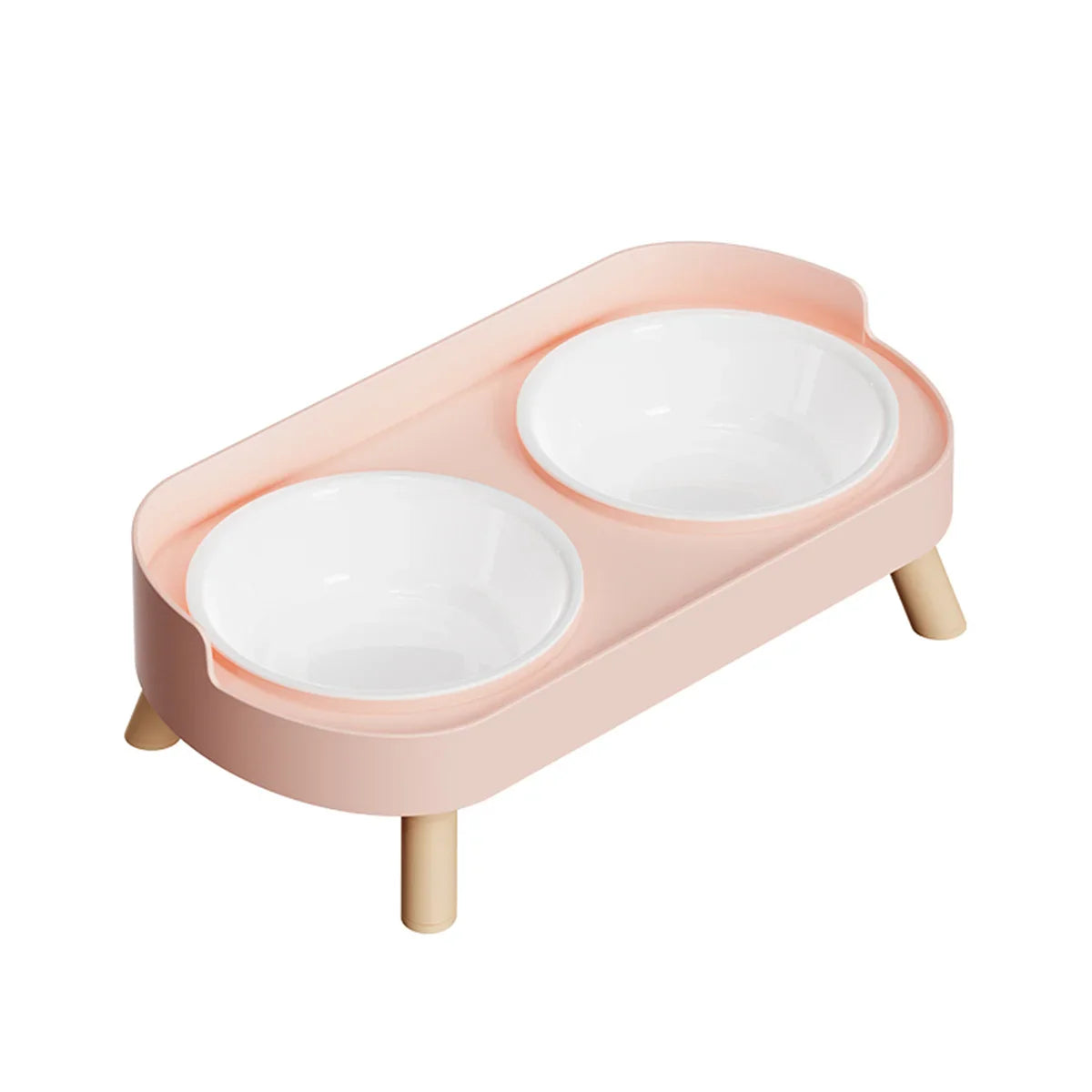 Adjustable Height Double Bowl Feeder for Cats and Dogs - view 9