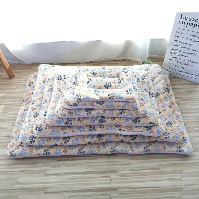 Double-Sided Plush Sleeping Mat Bed for Cats and Small Dogs - view 5