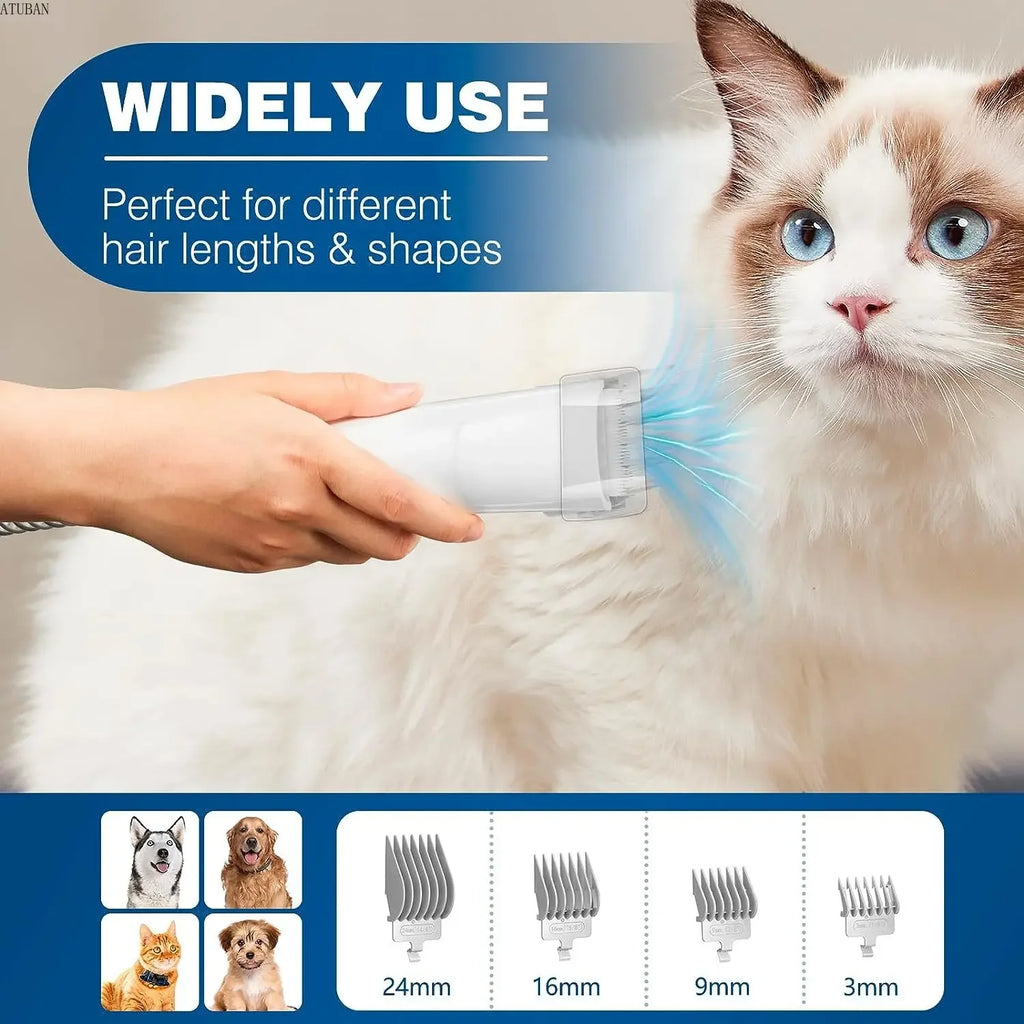 Dog Grooming Vacuum Kit, 2.3L Capacity