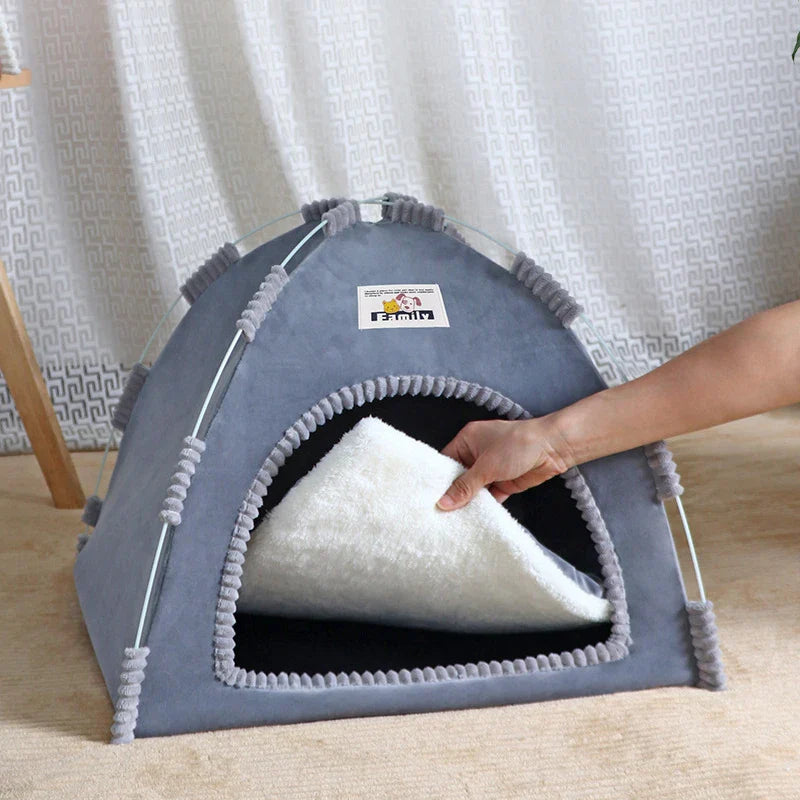 Foldable Breathable Tent Bed for Cats and Dogs - view 5
