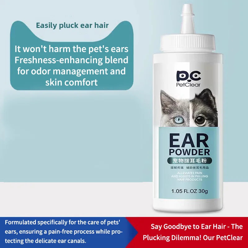 PETCLEAR Ear Hair Removal Powder, 30g