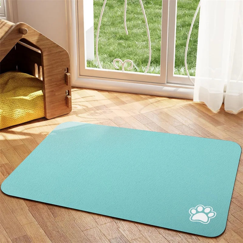 Absorbent Quick-Dry Feeding Mat for Dogs and Cats - view 12