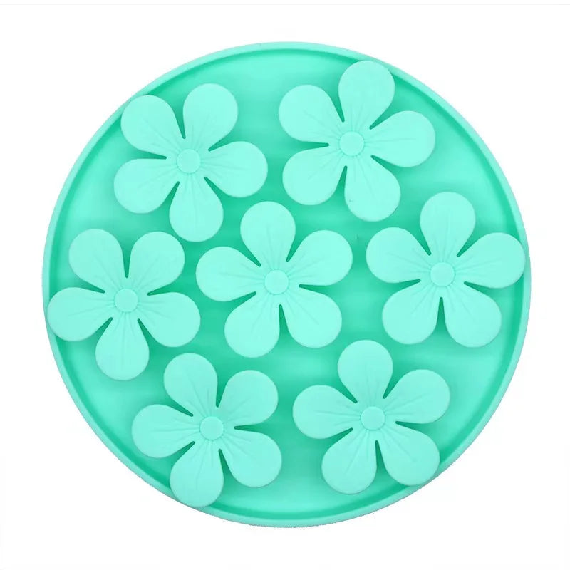 Silicone Slow-Feeder Lick Mat with Suction Cup