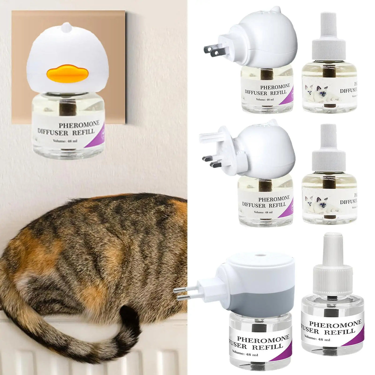 Long-Lasting Cat Calming Pheromone Diffuser
