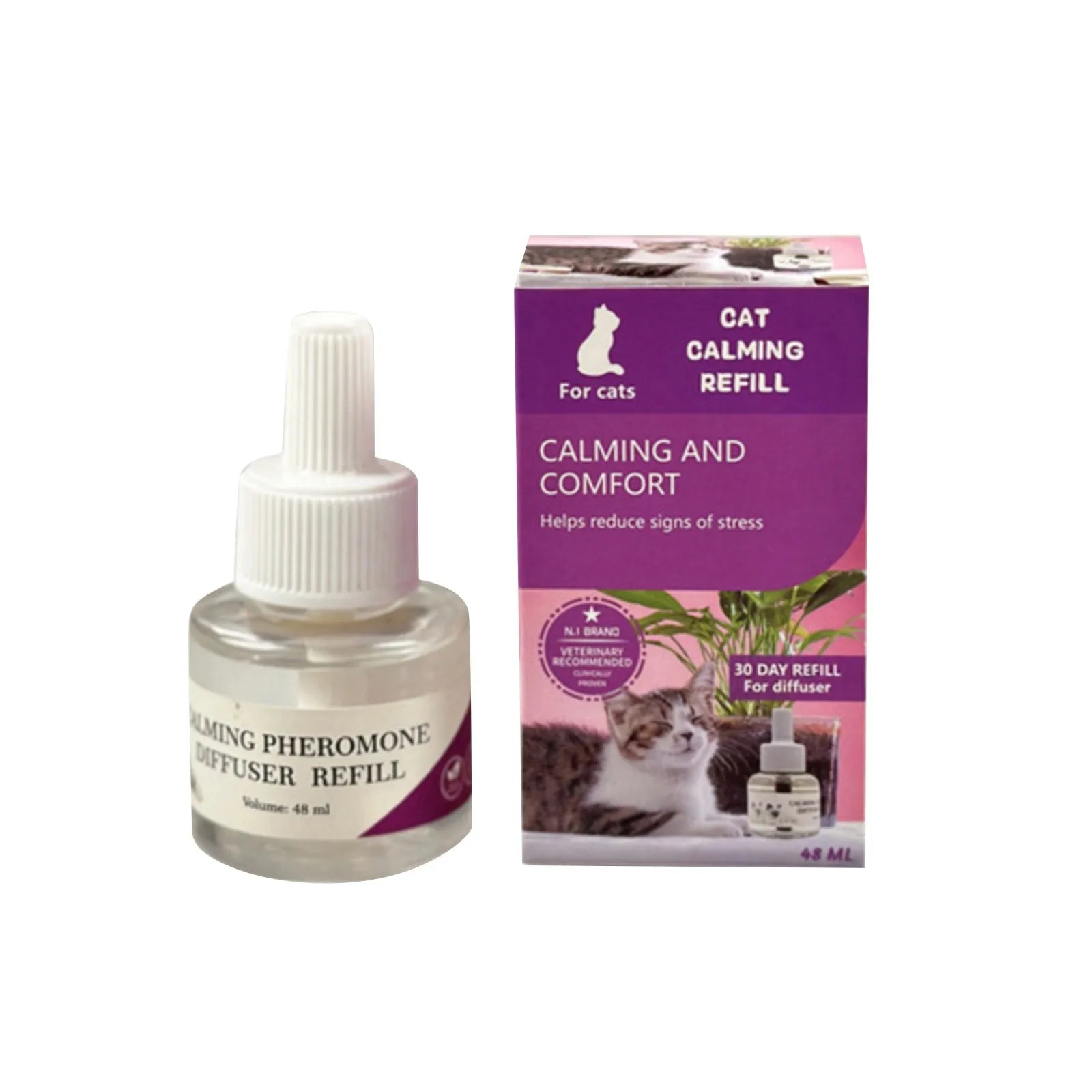 Cat Calming Pheromone Diffuser, 48ml