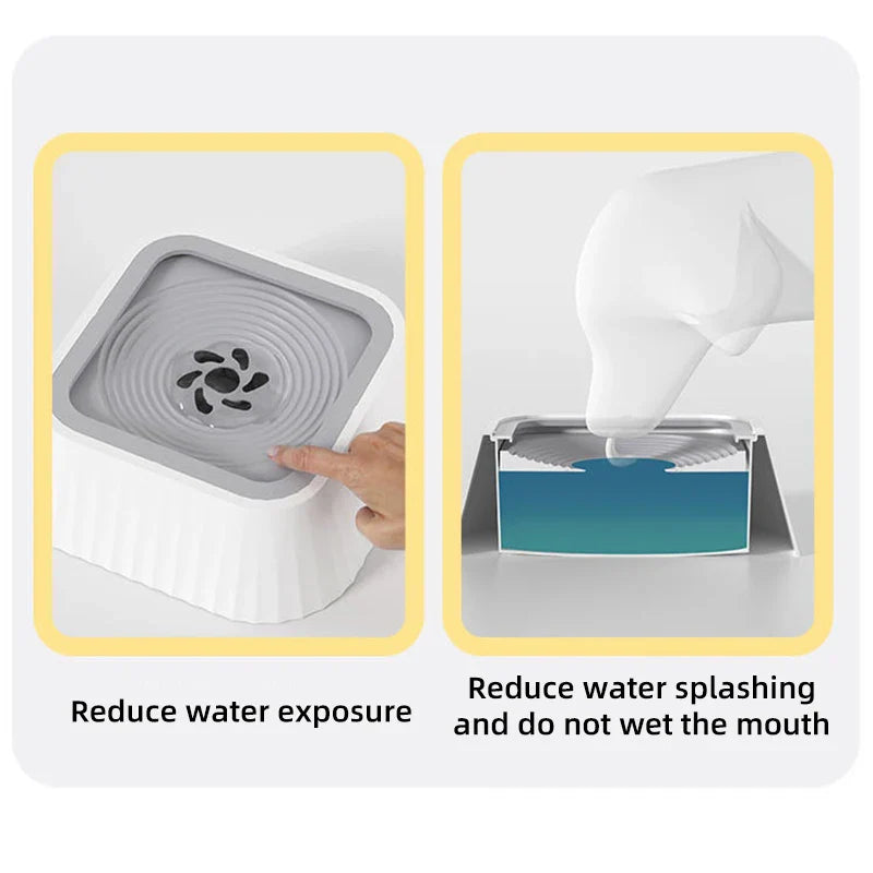 Spill-Proof Floating Water Bowl for Dogs and Cats - view 4
