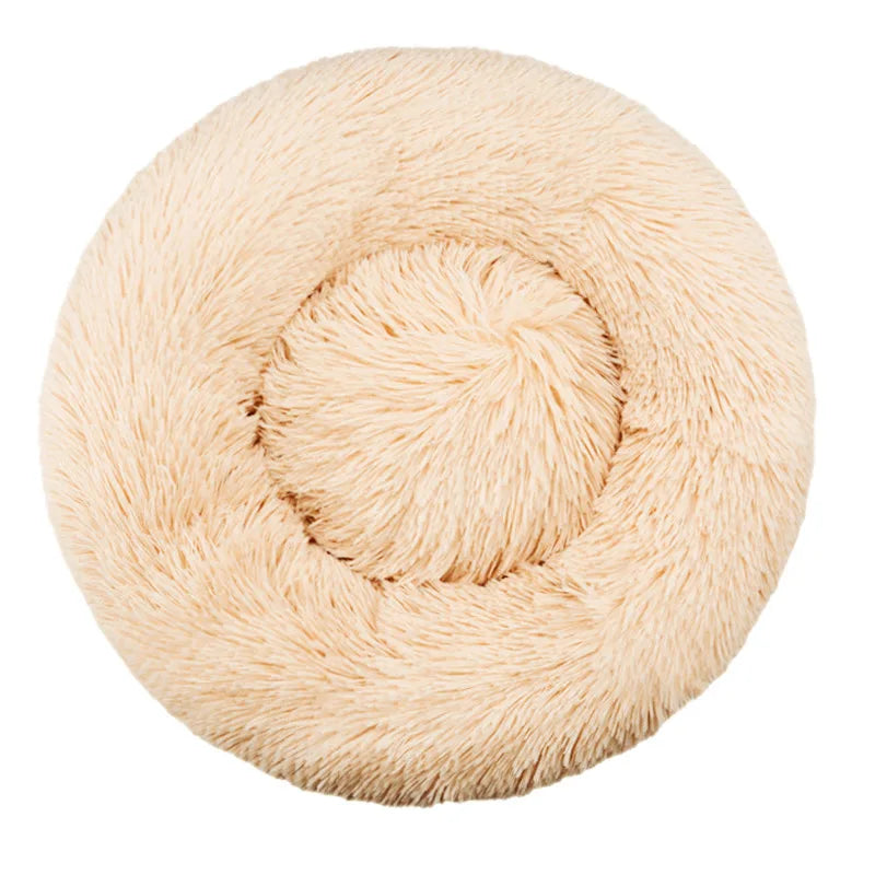 Washable Round Plush Basket Bed for Dogs and Cats - view 15
