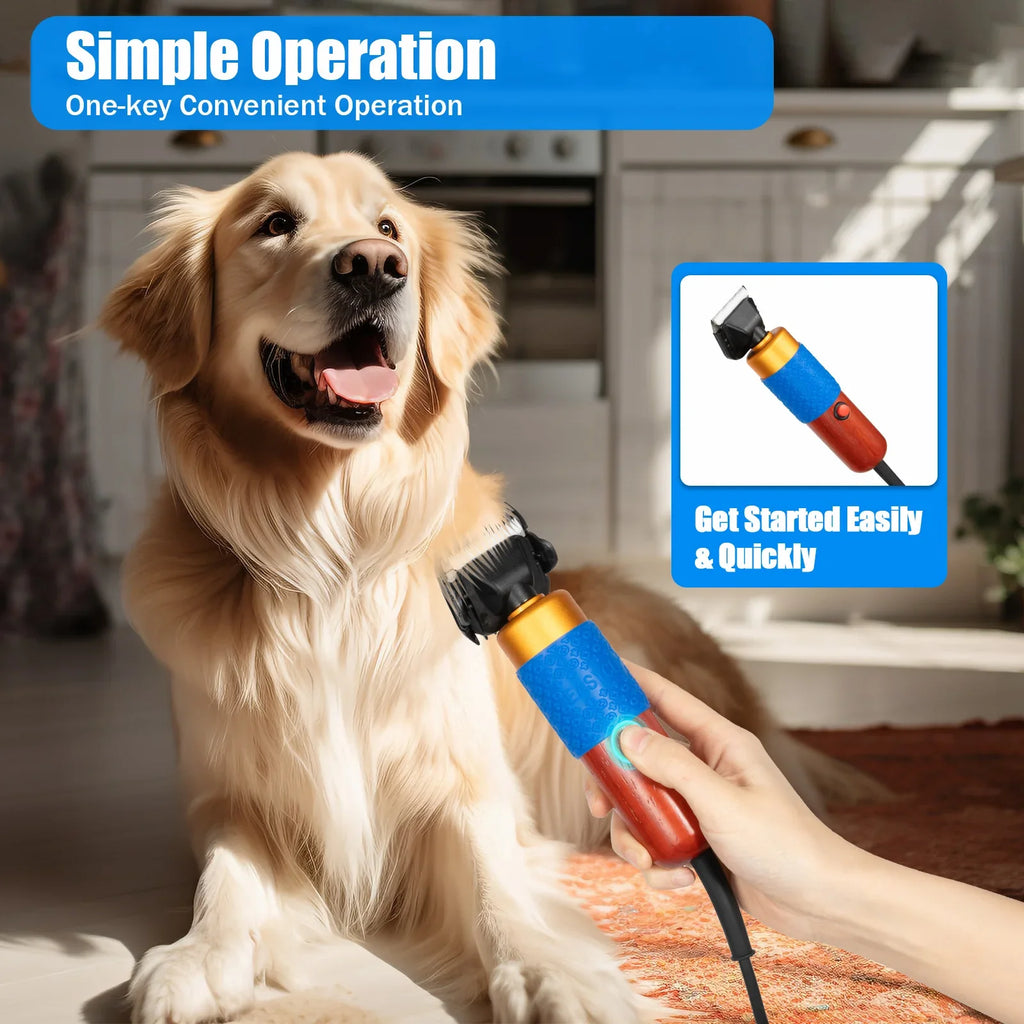 Electric Grooming Clippers for Dogs and Large Animals