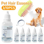 3-in-1 Electric Steam Massage Grooming Brush for Dogs and Cats - view 6