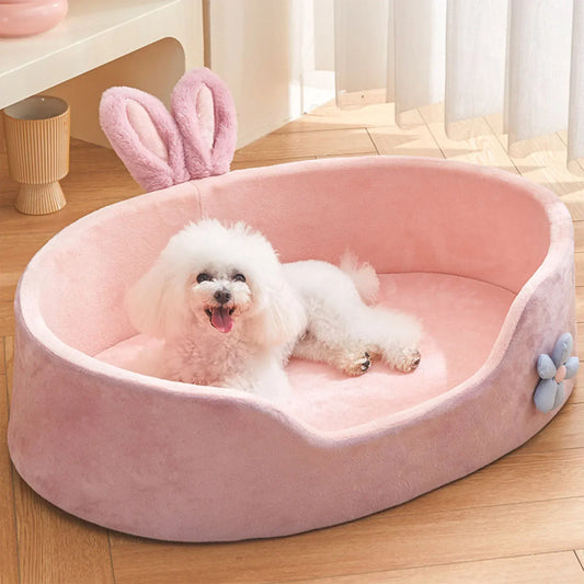 Soft Pet Bed Detachable Washable Dog Sleeping Very Soft Comfortable Warm Cat Mats Four Seasons Detachable Pet Beds Supplies