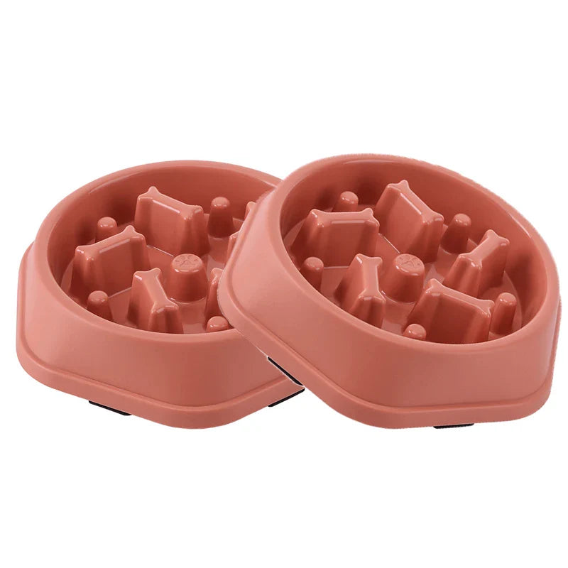 Anti-Choking Slow-Feeder Dog Bowl