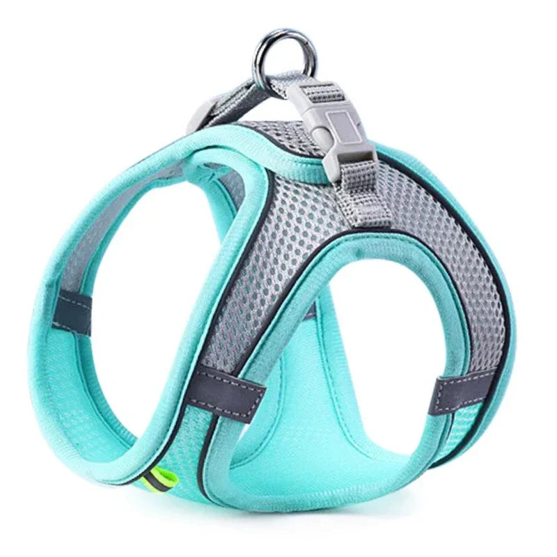 Reflective Breathable Harness Vest and Leash for Cats and Dogs - view 7
