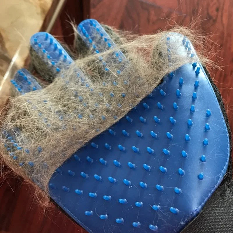 Rubber Grooming Glove Brush for Cats and Dogs - view 2