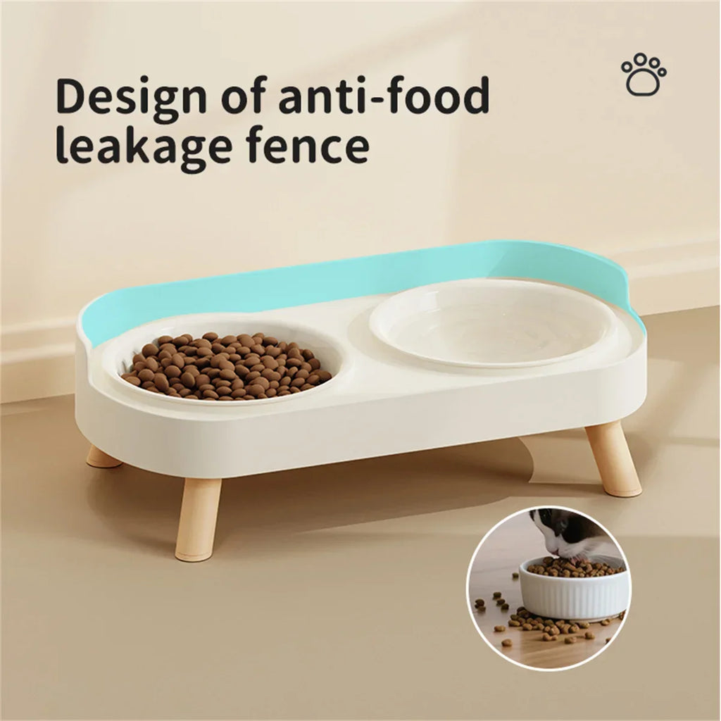 Colorful Stainless Steel Double Bowl for Dogs and Cats - view 5