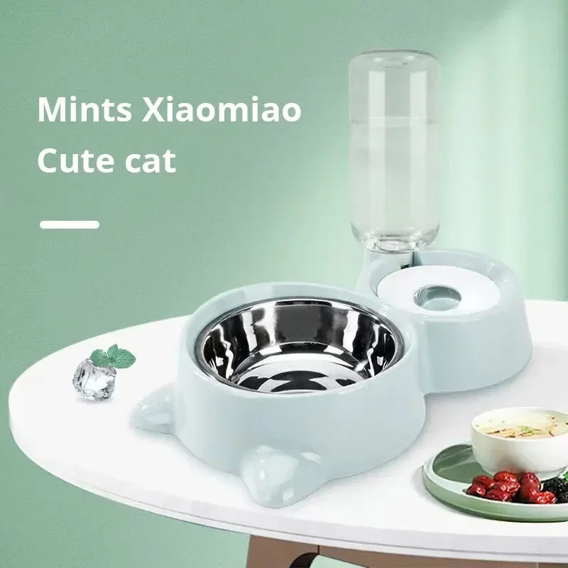 Automatic Pet Food and Water Fountain