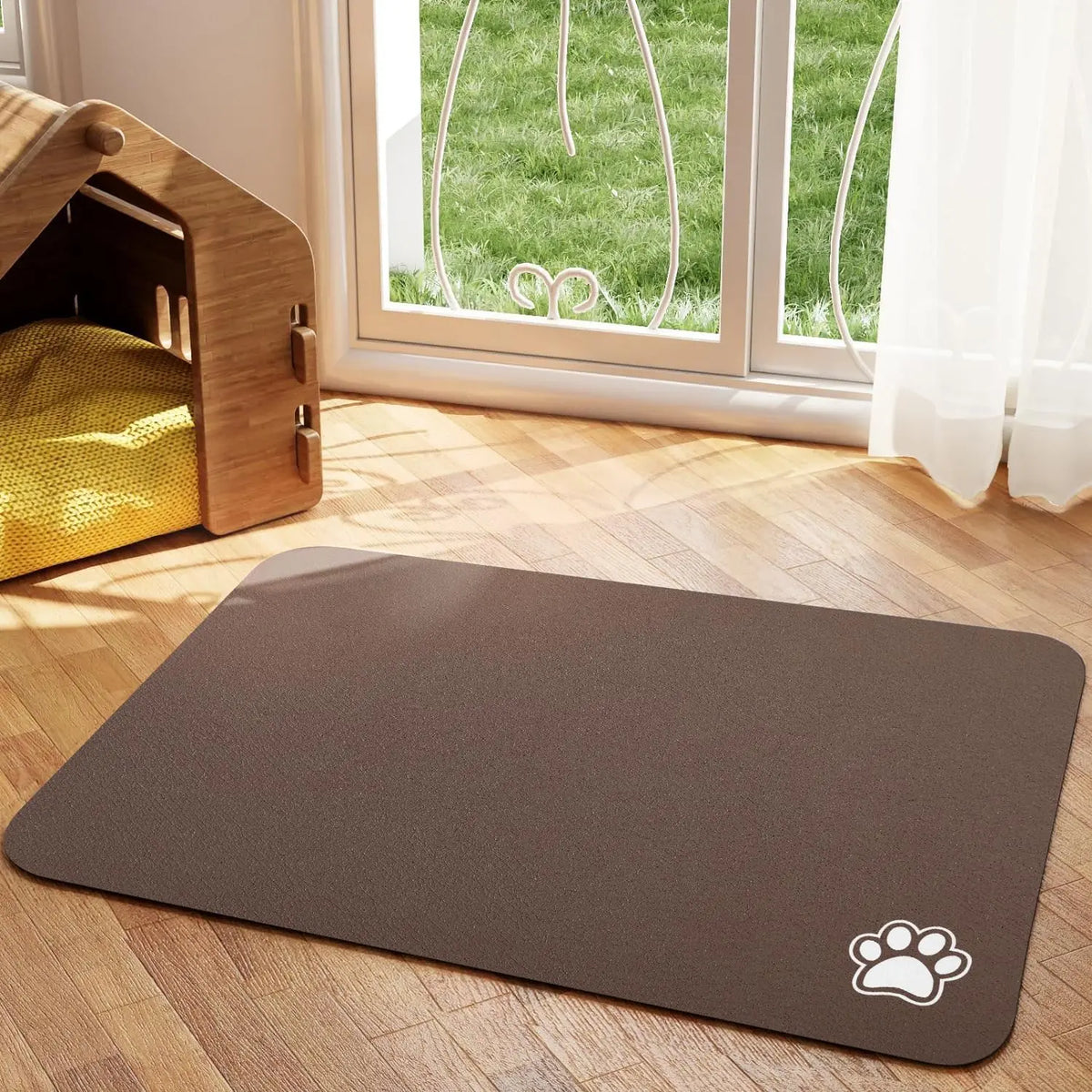 Absorbent Quick-Dry Feeding Mat for Dogs and Cats - view 16