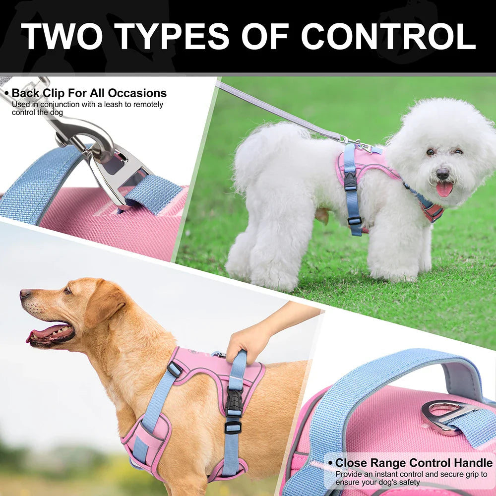 Reflective Mesh Dog Harness Vest - view 3
