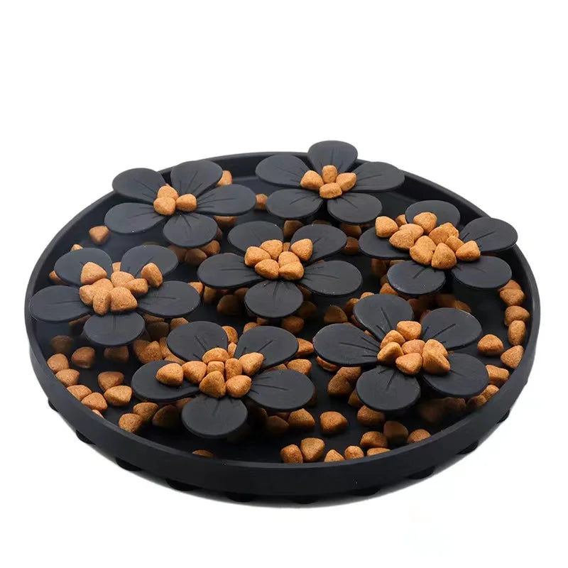 Silicone Slow-Feeder Lick Mat with Suction Cup