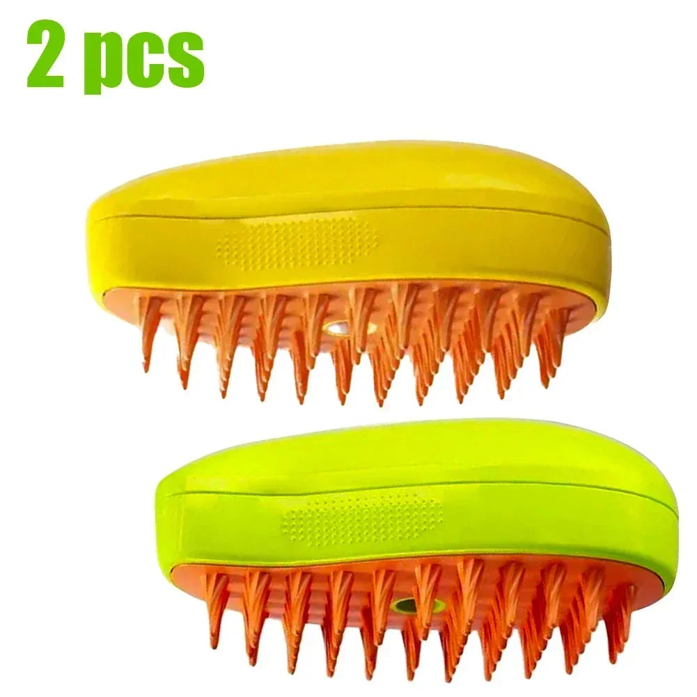 3-in-1 Steam Massage Grooming Brush for Dogs and Cats, 1/2 Pack - view 11