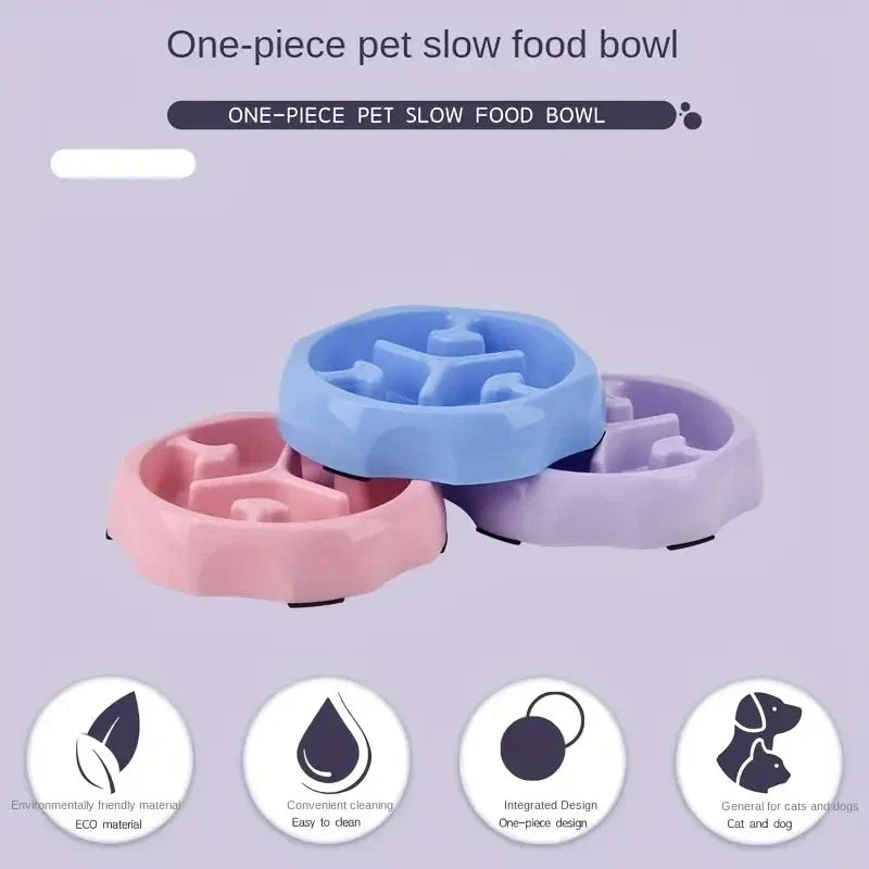 Puzzle Slow Feeder Bowl for Dogs and Cats - view 3