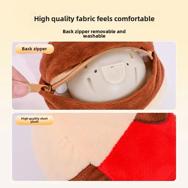 Rechargeable Jumping Plush Piggy Ball Dog Toy - view 4