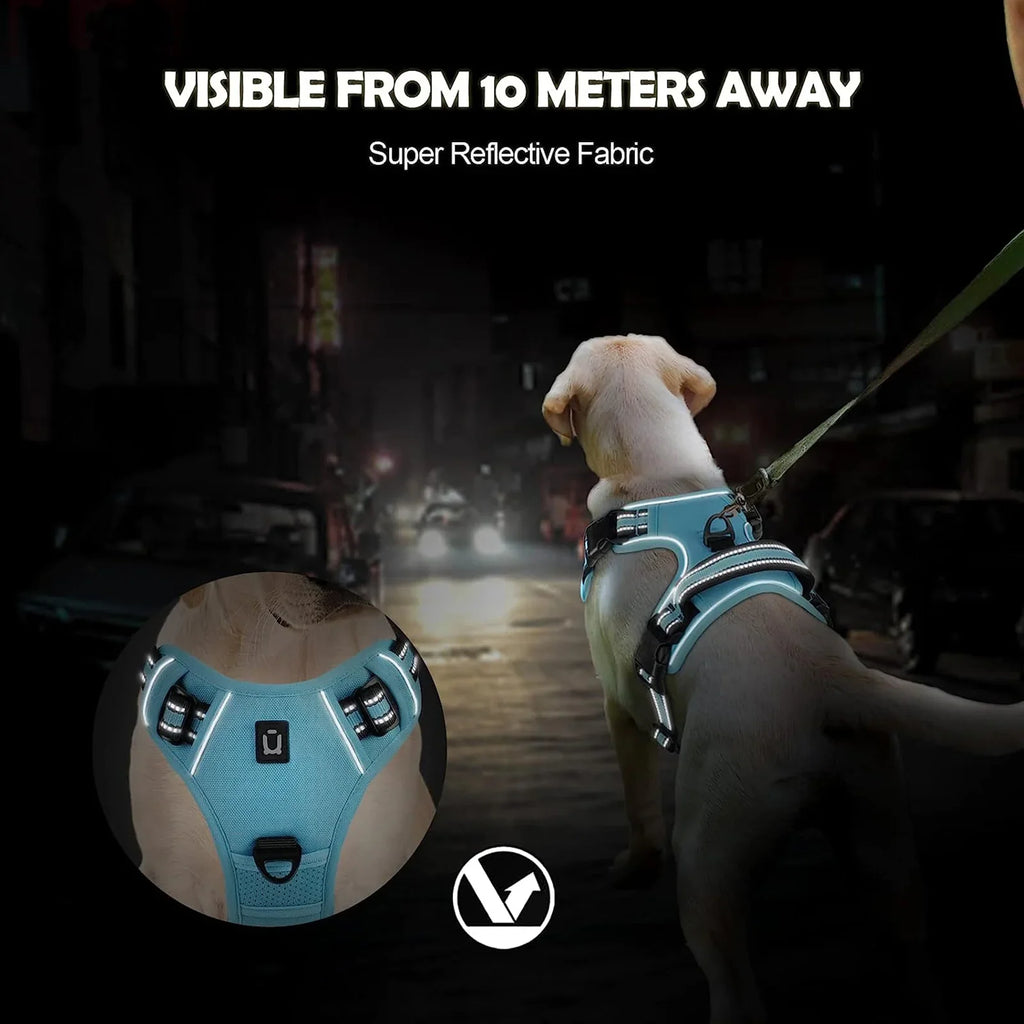No-Pull Padded Dog Harness with Handle - view 6