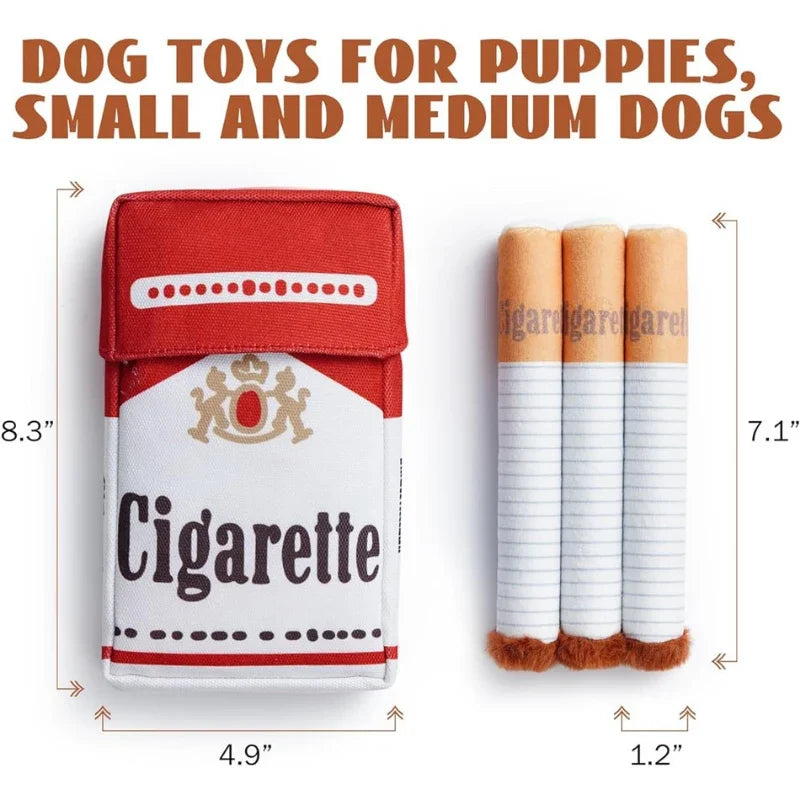 Giggling Plush Cigarette Chew Toy for Dogs - view 5