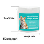 Ear Mite Removal Wipes for Cats and Dogs