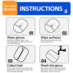 Dual-Sided Grooming Gloves for Cat Hair - view 3