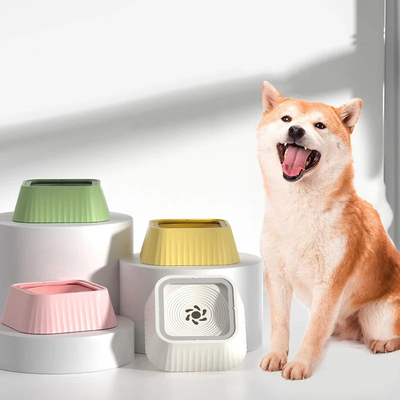 Spill-Proof Floating Water Bowl for Dogs and Cats