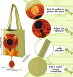 Lion Canvas Cat Carrier Shoulder Bag - view 3