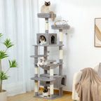 Large Cat Tree Tower with Hammock, Perches and Condos
