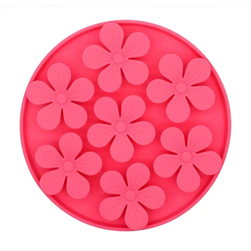Silicone Slow-Feeder Lick Mat with Suction Cup