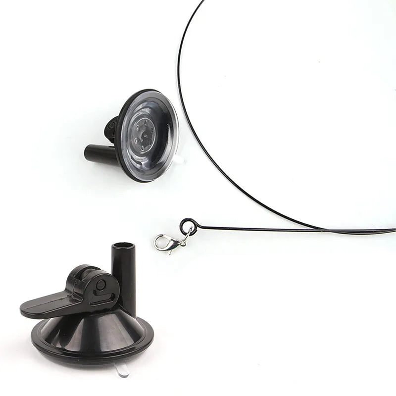 Suction Cup Bird Feather Cat Teaser Wand Toy - view 4