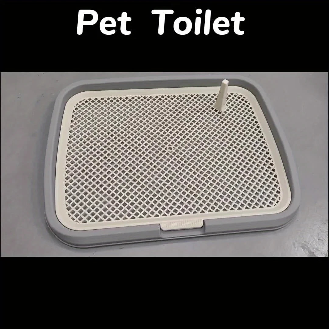 Dog Potty Training Toilet, Plastic Dog Pee Pad Holder With Removable Net, Reusable Dog Potty Trainer Dog Toilet Tray For Pets Up