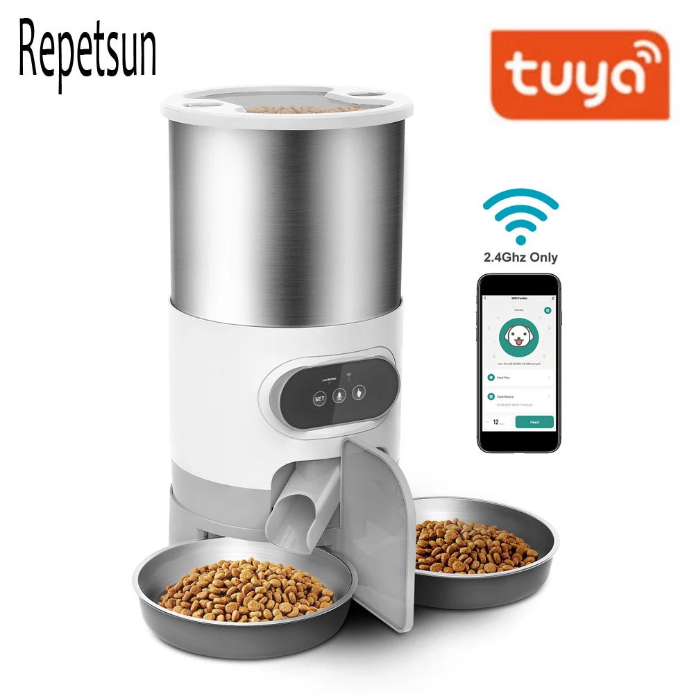 Tuya Smart App-Controlled Pet Feeder