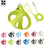 Reflective Adjustable Dog Harness and Leash Set