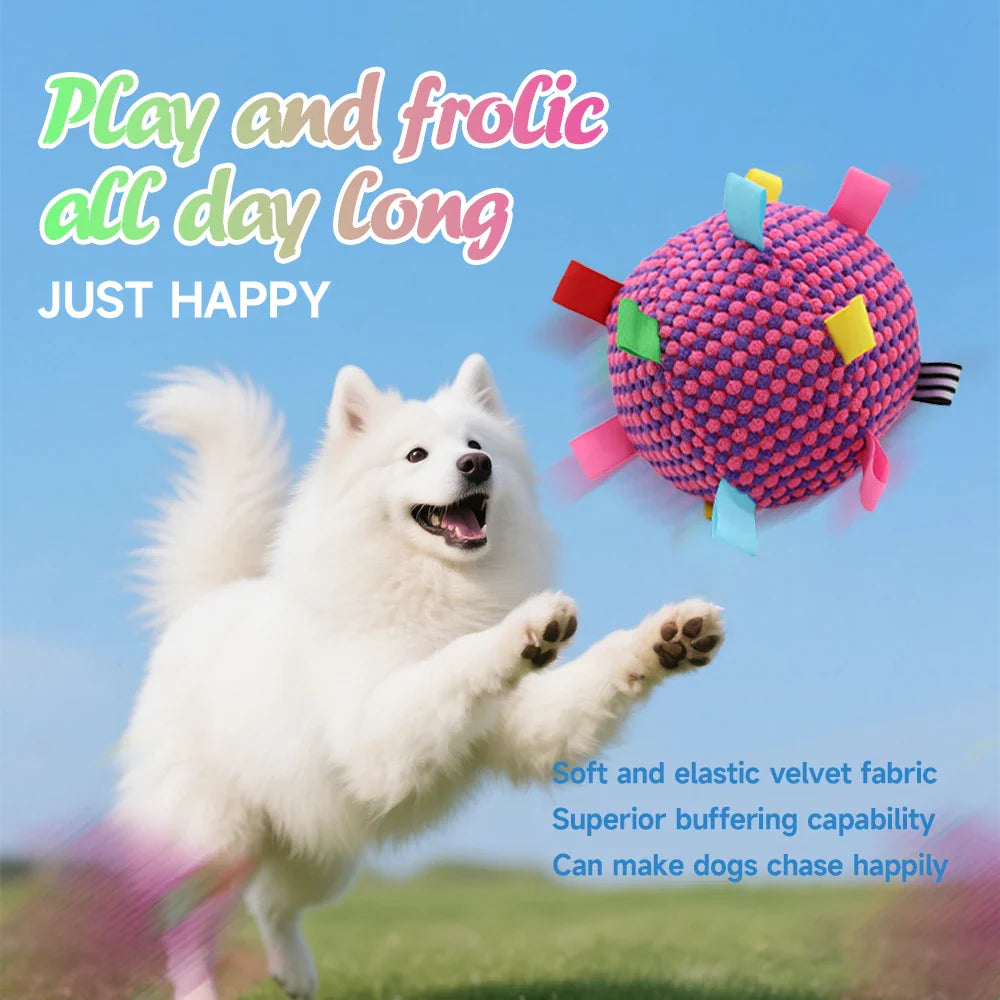 Plush Tug-of-War Ball Chew Toy for Dogs - view 4