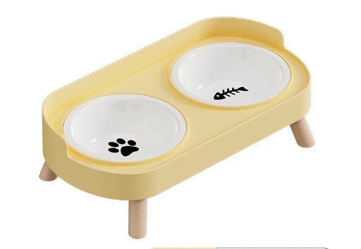 Colorful Stainless Steel Double Bowl for Dogs and Cats - view 18
