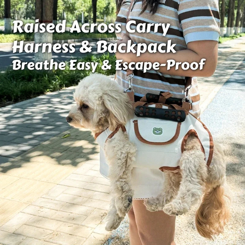 No-Pull Dog Harness Backpack Carrier for Small Dogs