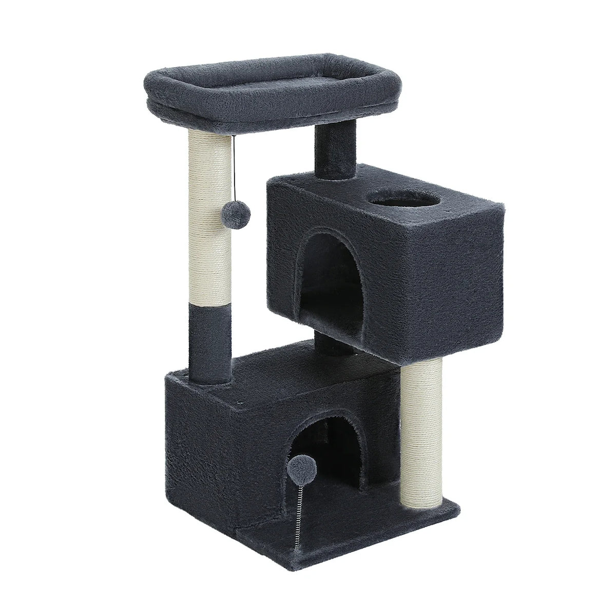 Small Cat Tree with Sisal Scratching Post and Condo - view 16