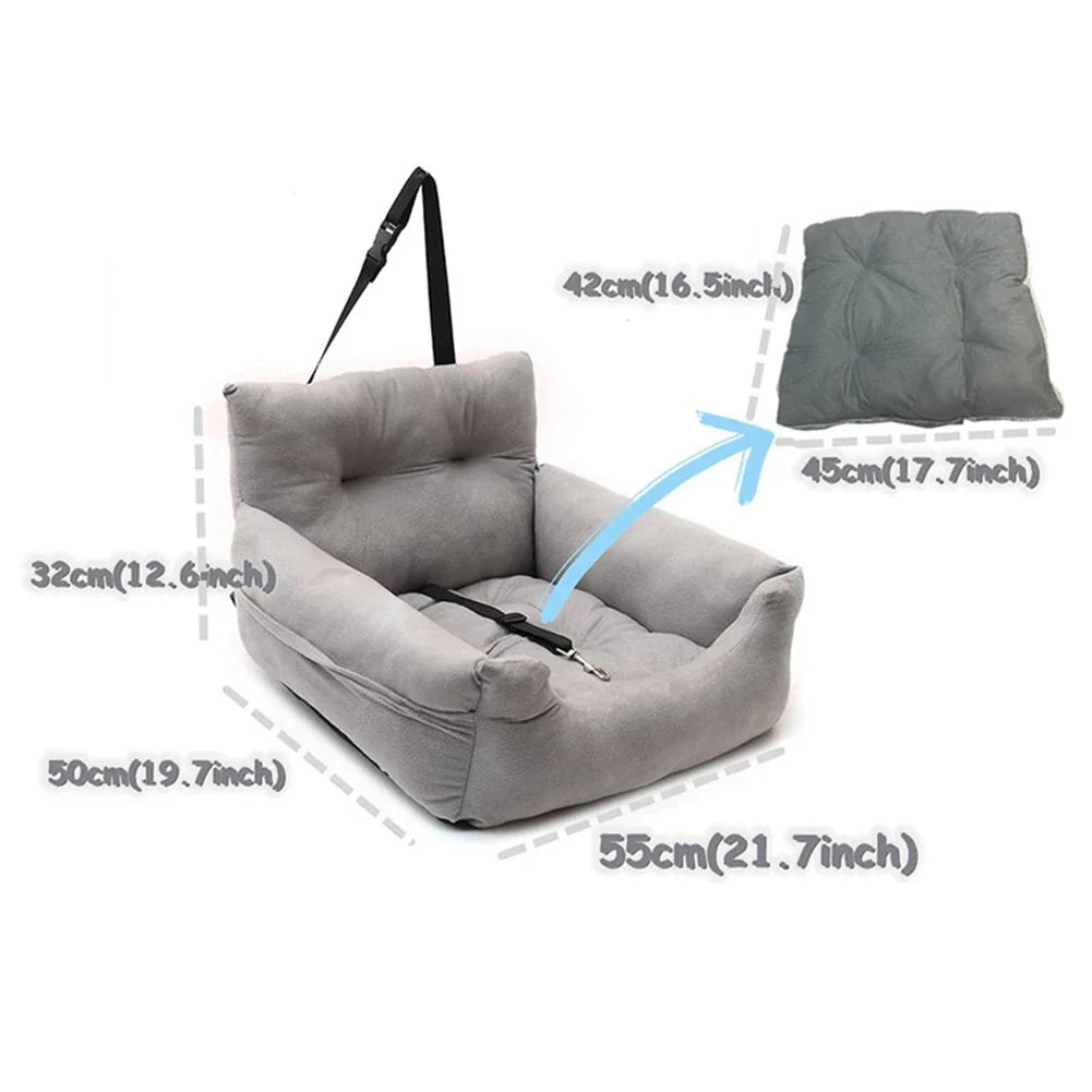Washable Dog Car Seat Bed for Small Dogs - view 6
