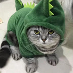 Cartoon Animal Winter Pajama Costume for Small Dogs and Cats - view 6