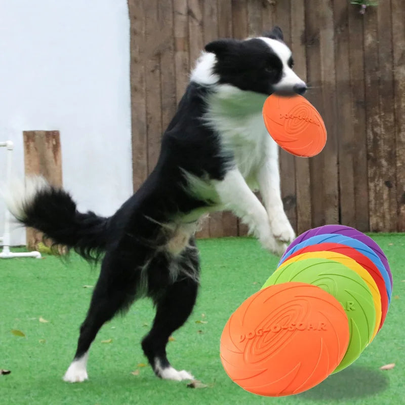 Silicone Flying Disc Chew Toy for Dogs