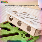 Interactive Cat Puzzle Box with Bell Balls