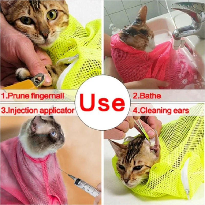Mesh Cat Grooming and Bath Restraint Bag - view 2