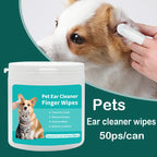Ear Mite Removal Wipes for Cats and Dogs