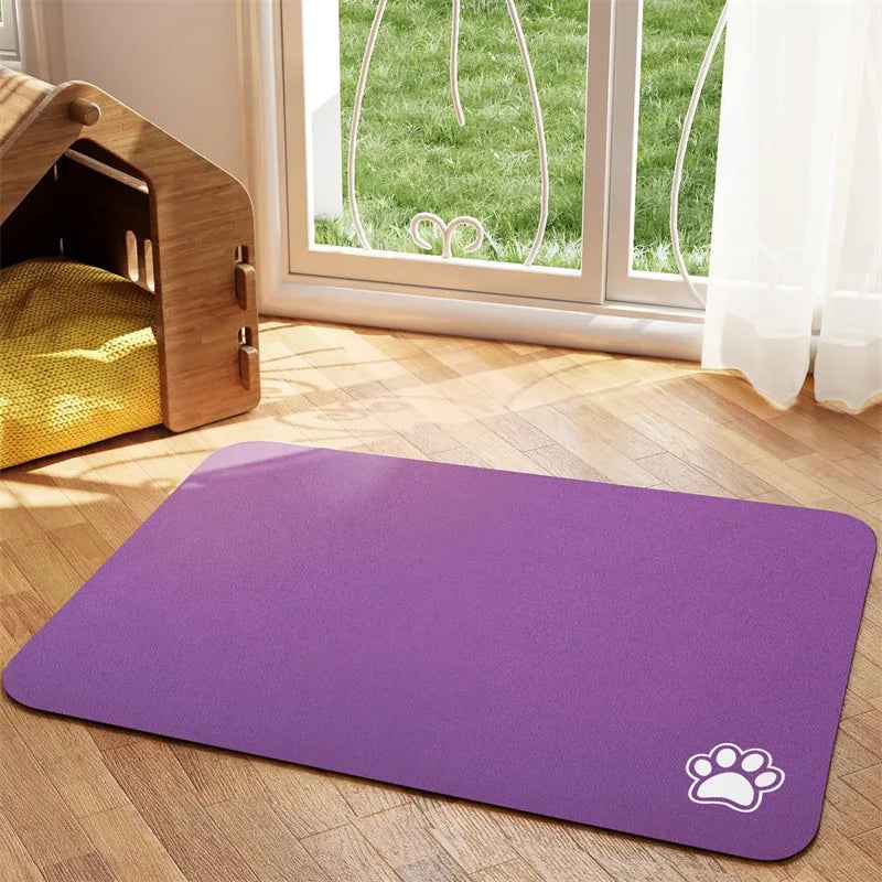 Absorbent Quick-Dry Feeding Mat for Dogs and Cats - view 11