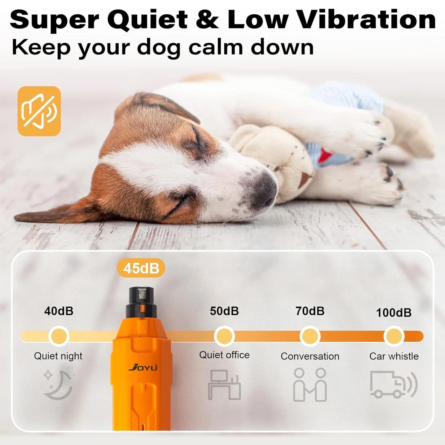 6-Speed Rechargeable Dog Nail Grinder