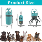 Dog Poop Scooper Set with LED Light and Bag Dispenser